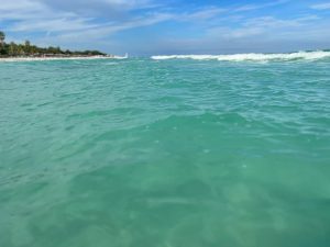 Playa de Varadero después de viajar en Catamarán