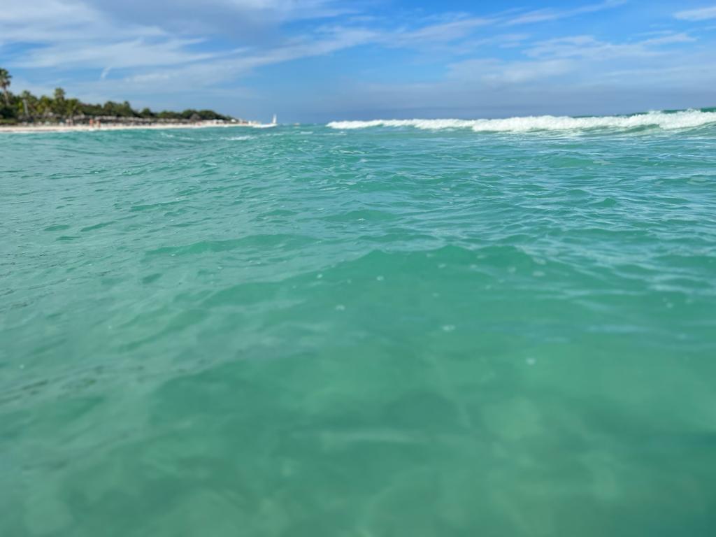 Playa de Varadero después de viajar en Catamarán