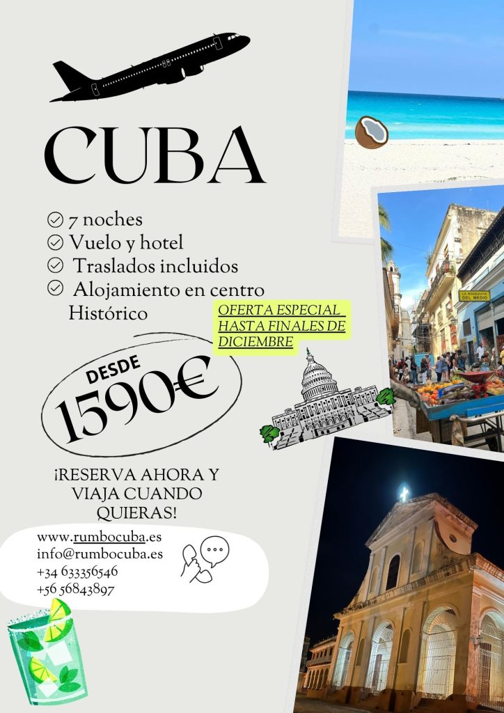 Folleto Oferta diciembre rumbo cuba